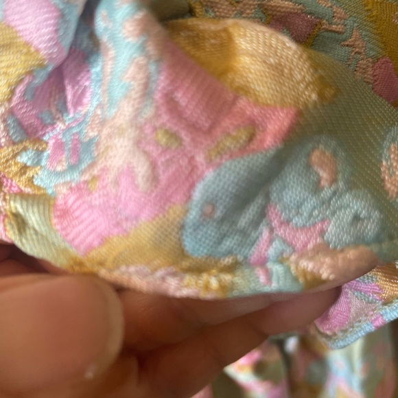 NWT Baby Love mini Tiered Floral dress with embroidered, lined Size M Boutique - Picture 6 of 16